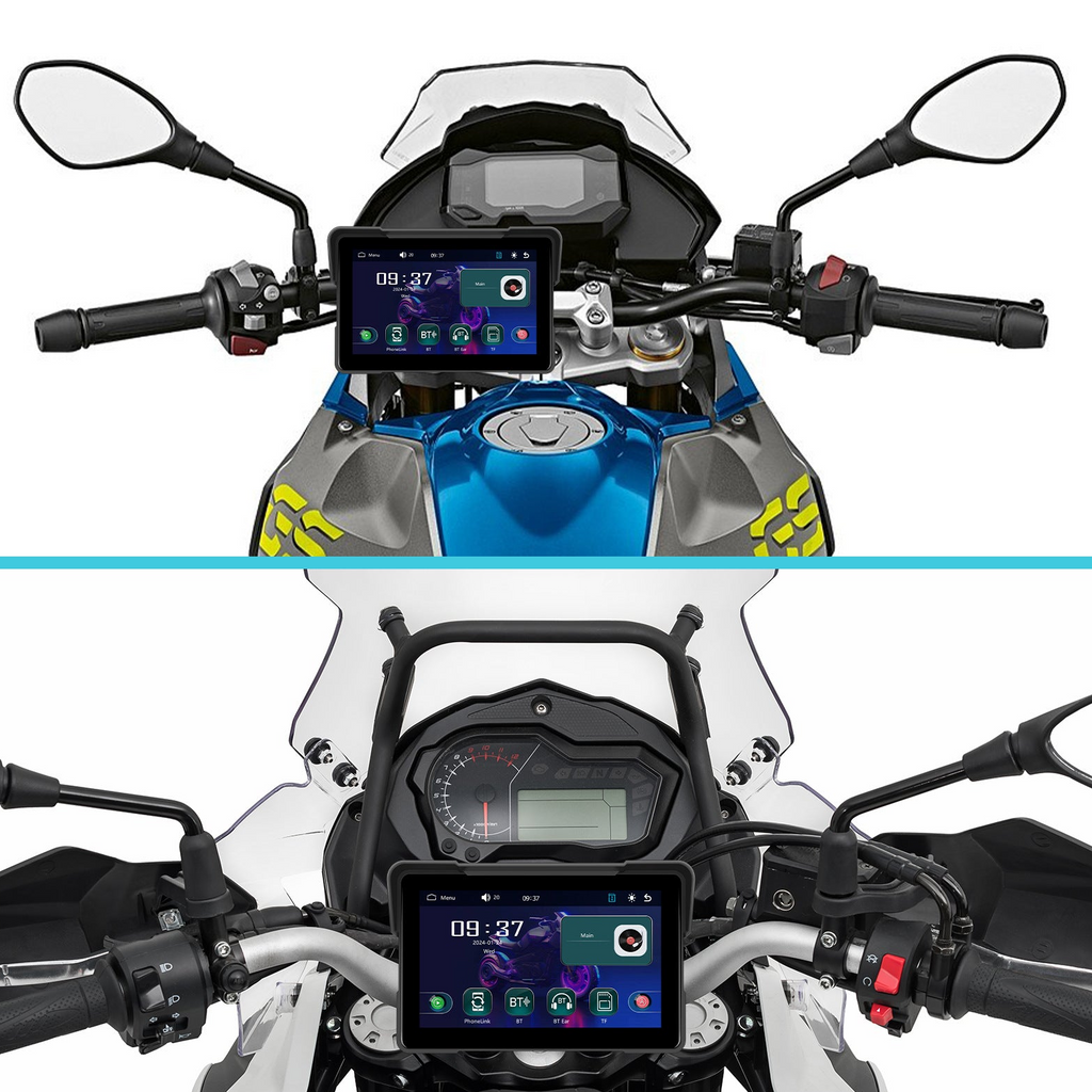 7" Motorcycle GPS Navigation – Wireless CarPlay & Android Auto