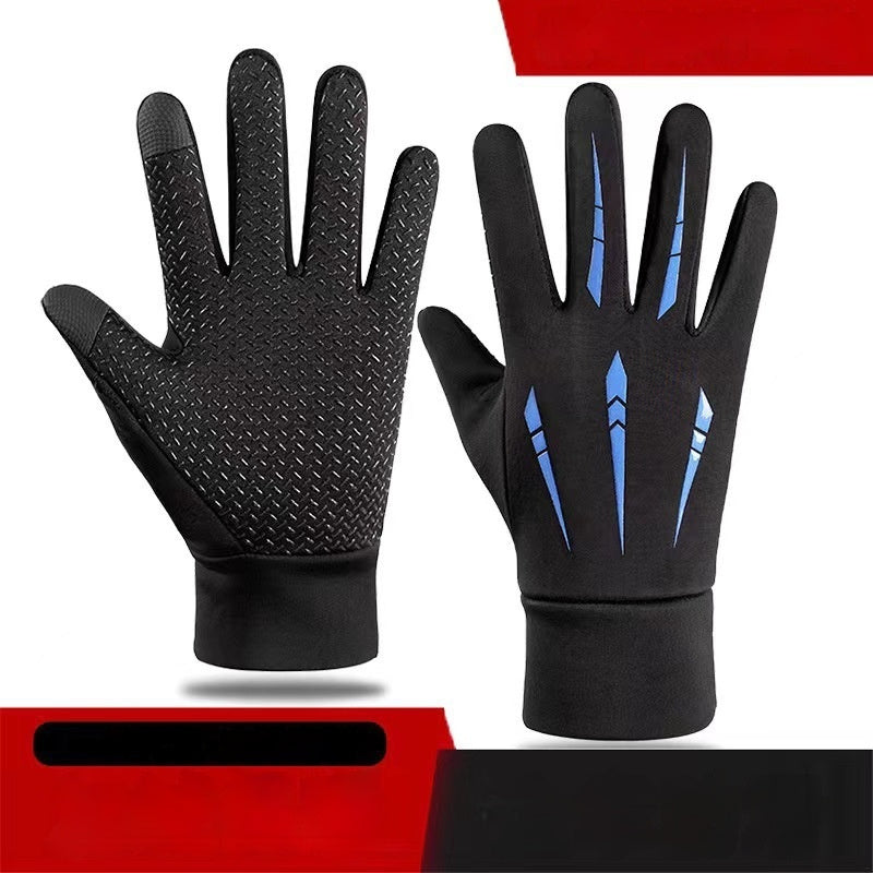 Men's Waterproof Fleece-Lined Touchscreen Riding Gloves