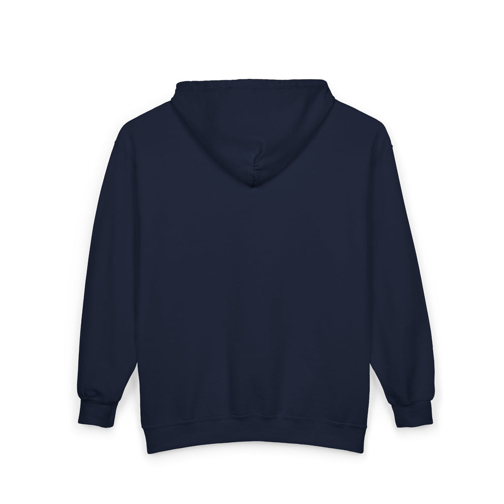 Coastal Cycle Craft Zip Hoodie | Embroidered Badge | Black & Navy