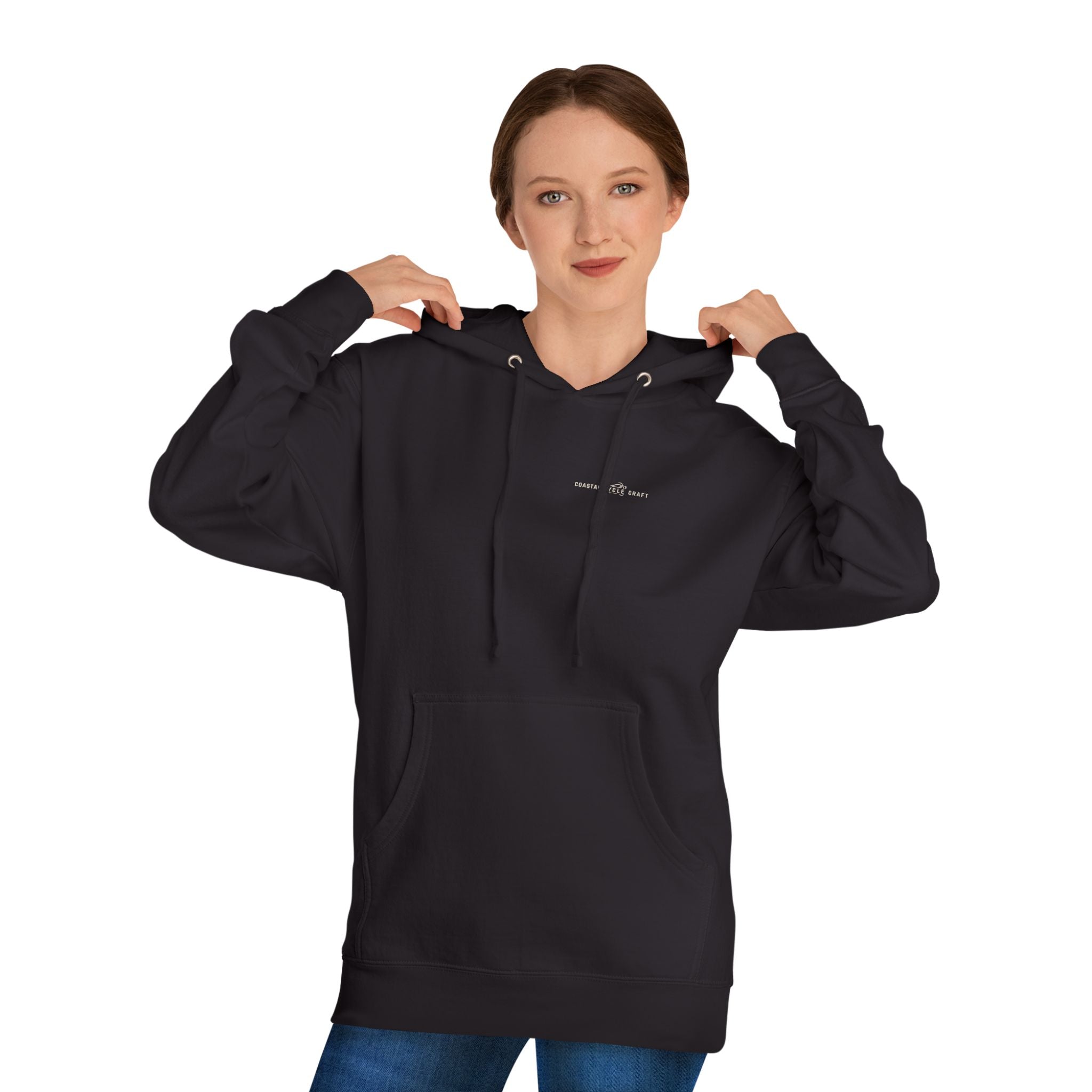 Coast to Mountains Motorcycle Badge Hoodie