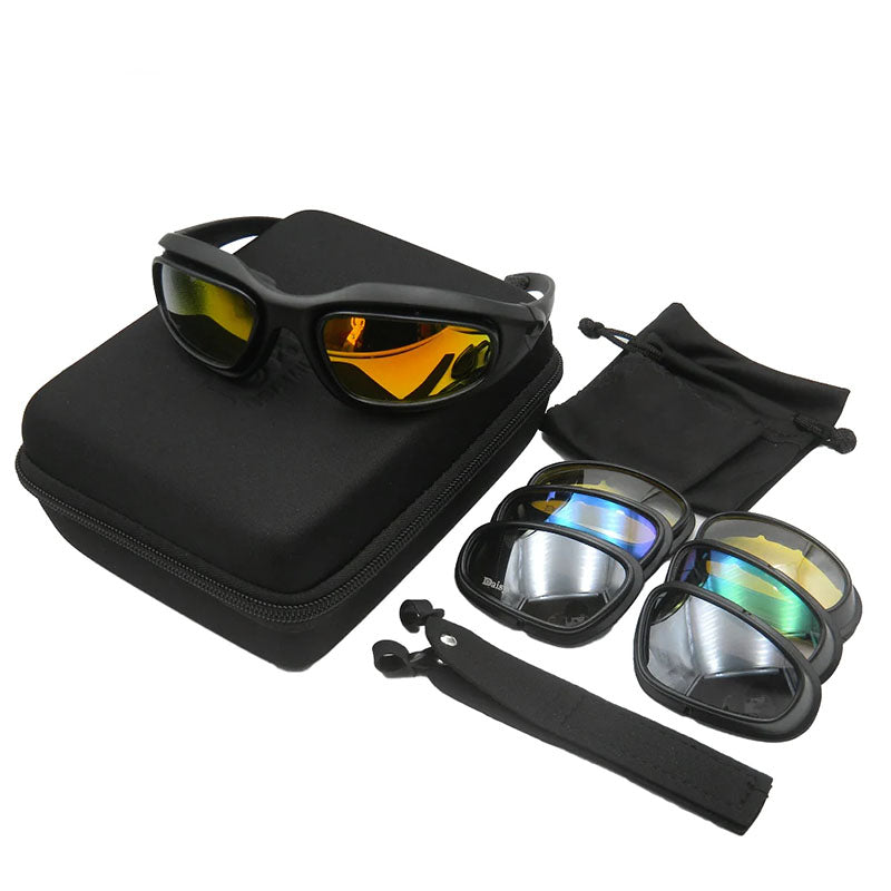 Polarized Riding Sunglasses – UV400 | 4-Lens Kit