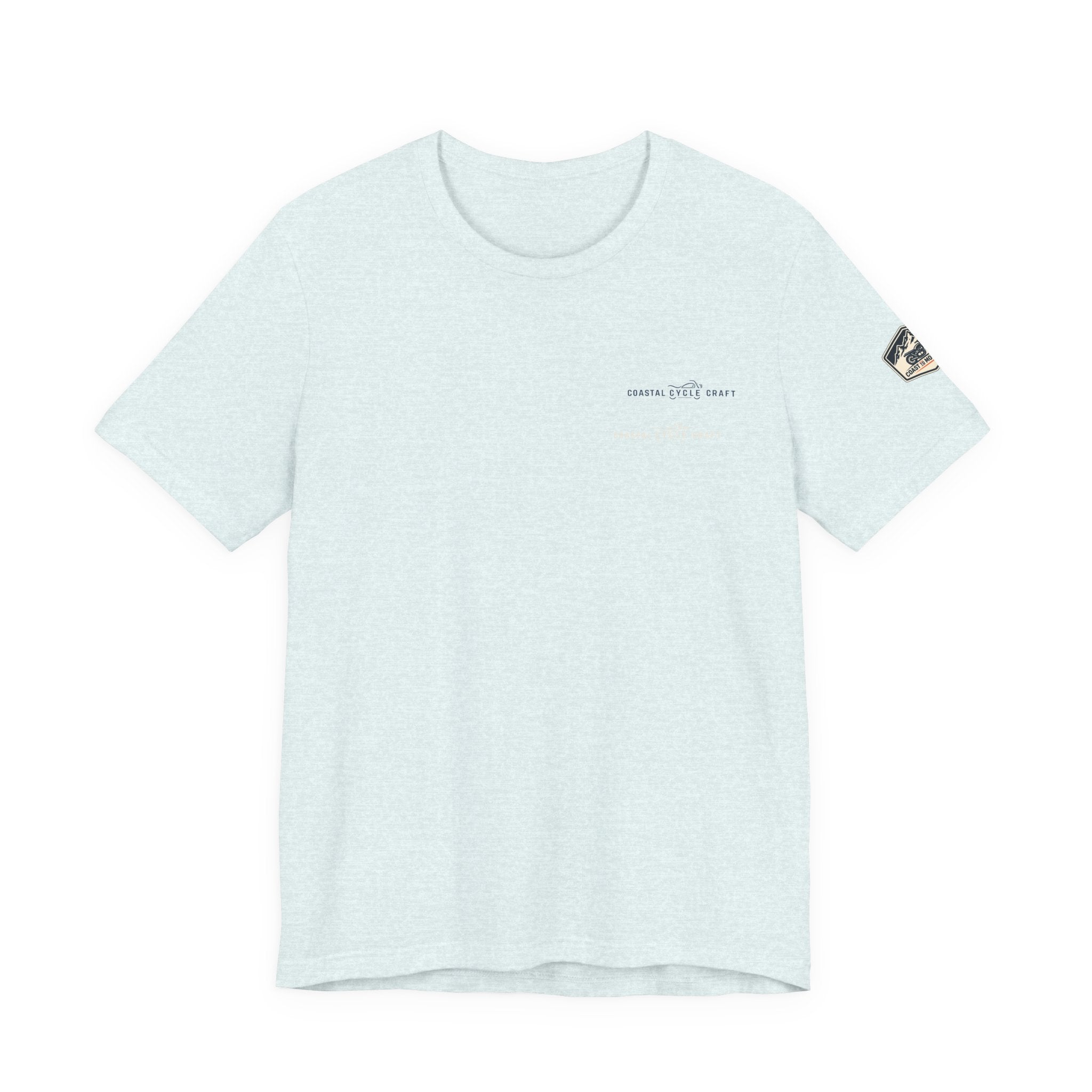 Coast to Mountains Tee | Coastal Cycle Craft — Light