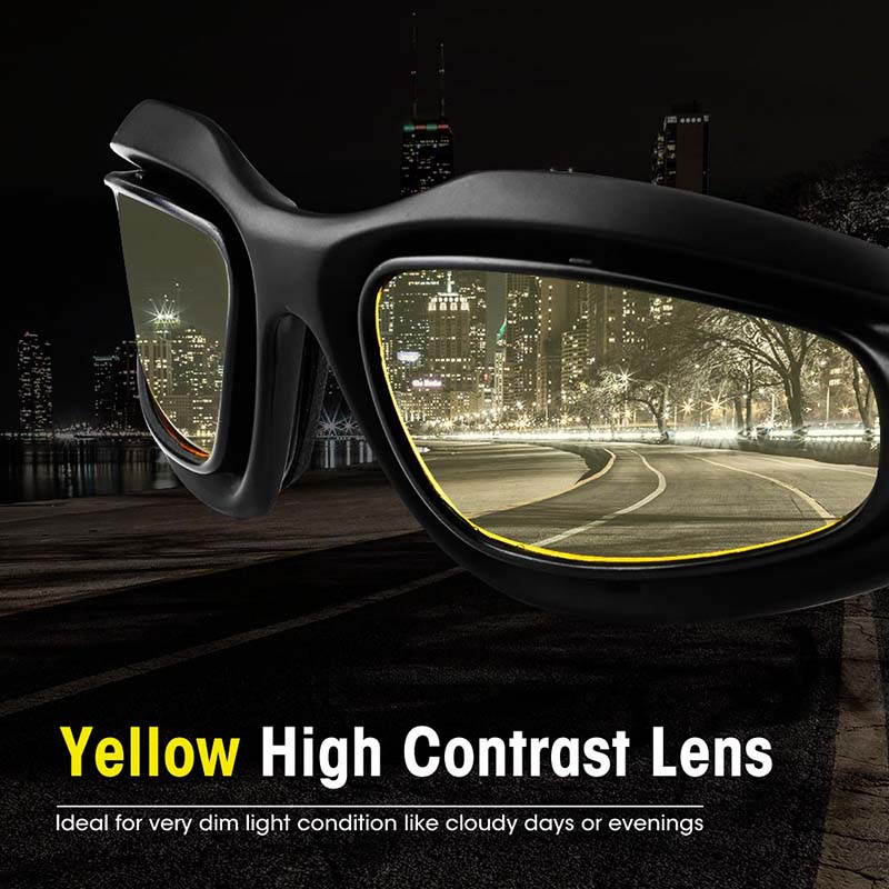 Polarized Riding Sunglasses – UV400 | 4-Lens Kit