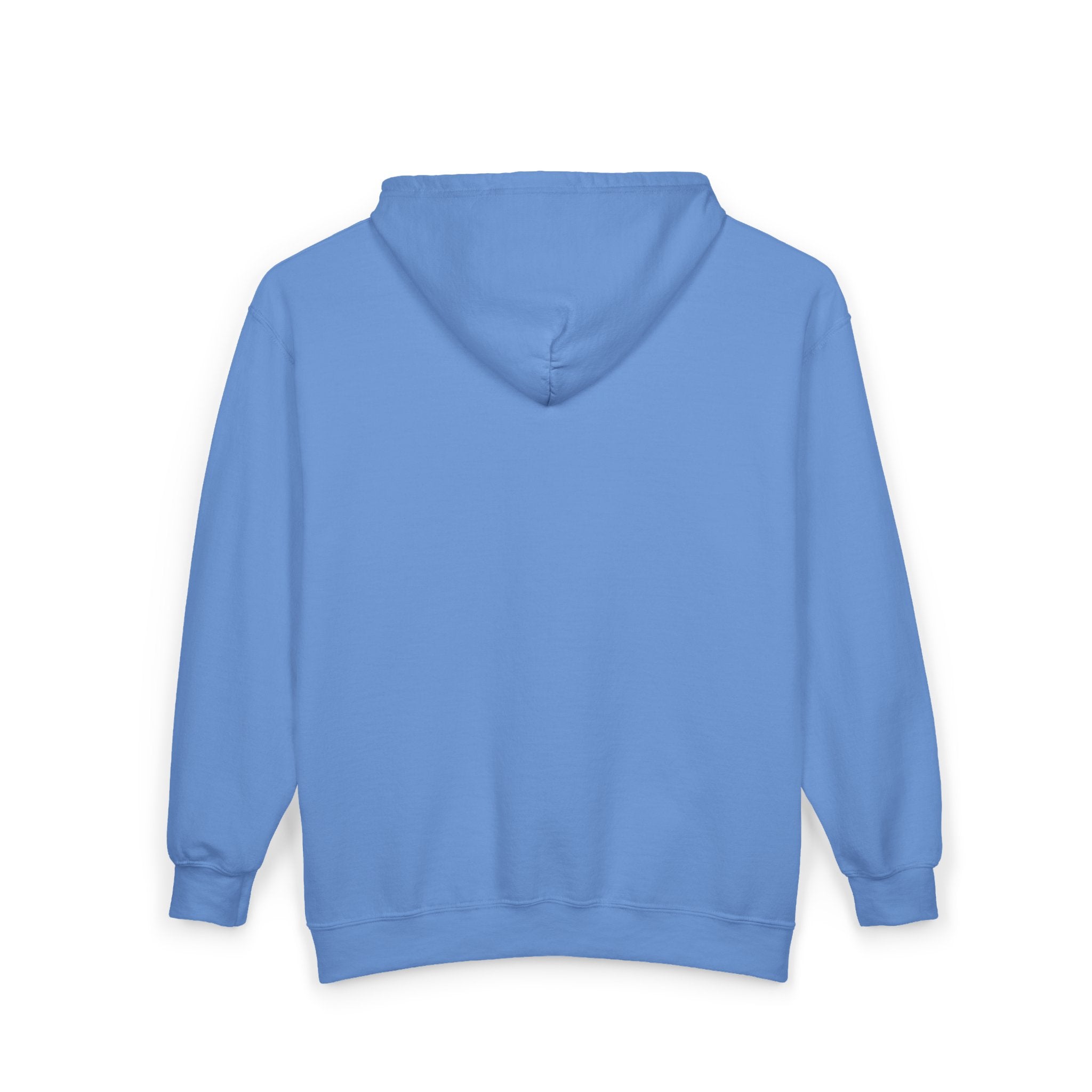 Coastal Cycle Craft Zip Hoodie | Embroidered Badge | Light Blue & Ash