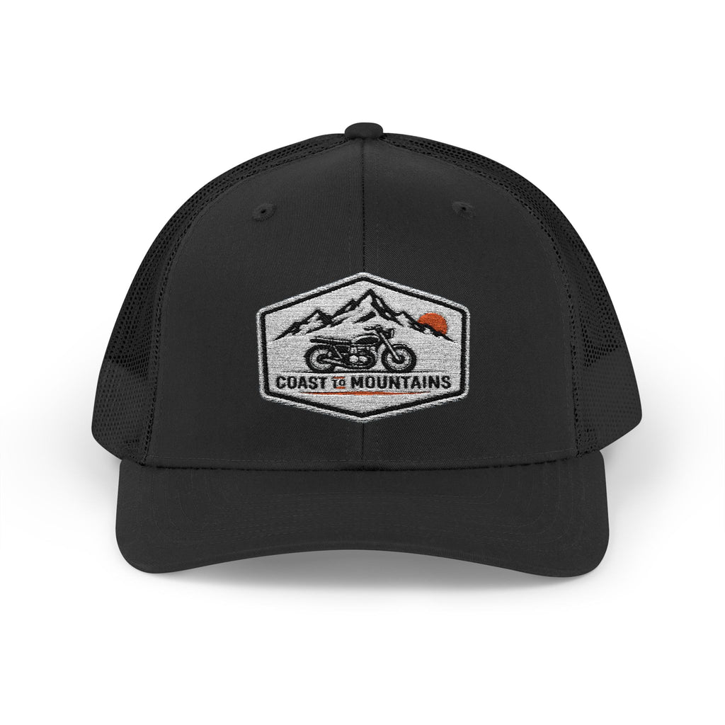 Coastal Cycle Craft Patch Trucker Hat | Coast to Mountains Snapback