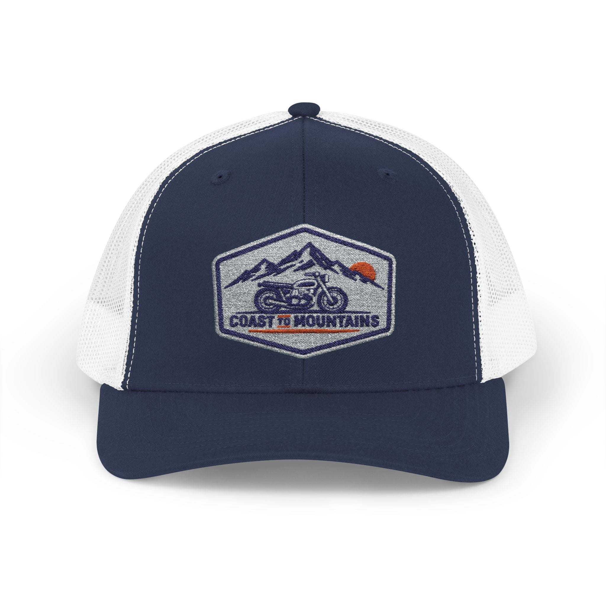 Coastal Cycle Craft Patch Trucker Hat | Coast to Mountains Snapback