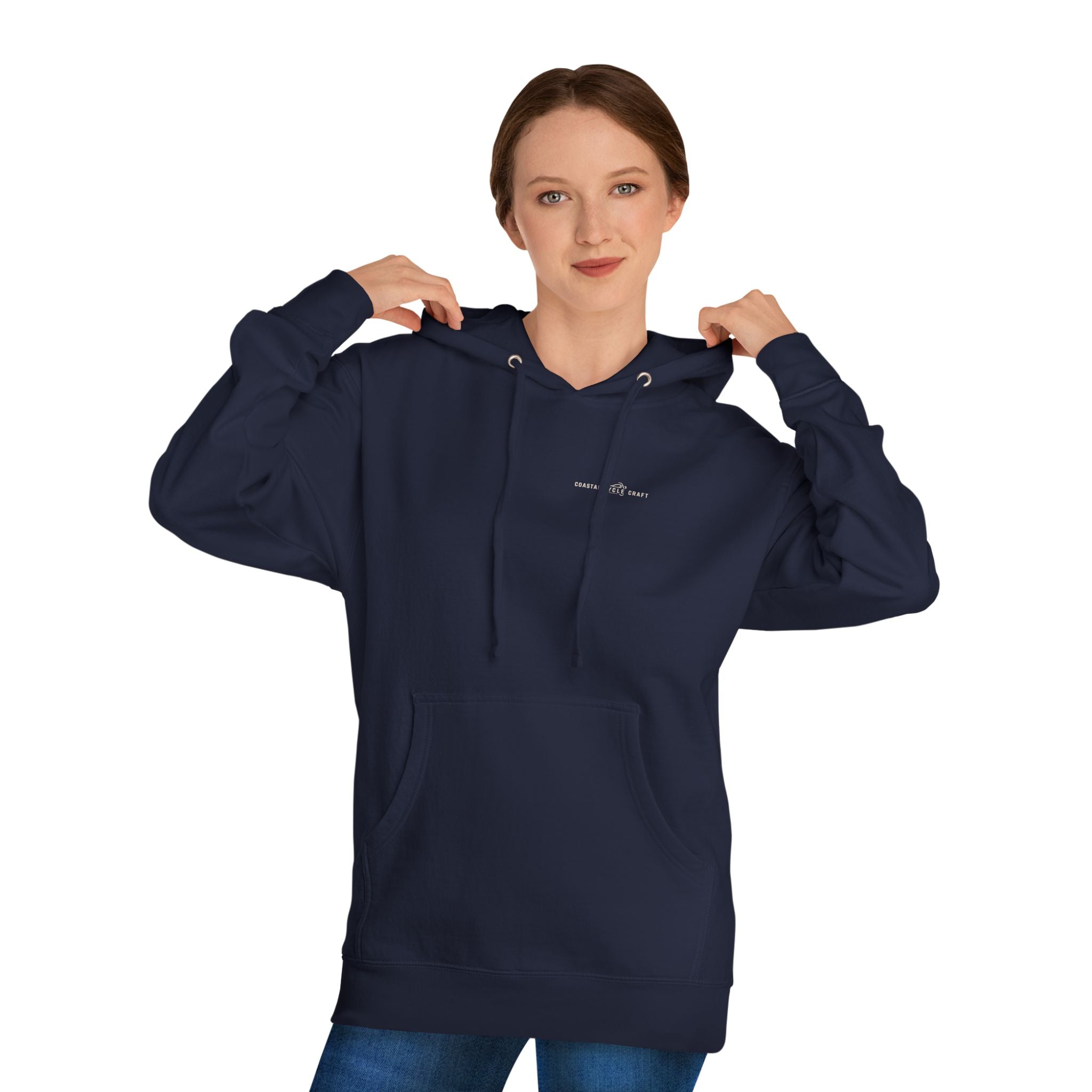 Coast to Mountains Motorcycle Badge Hoodie