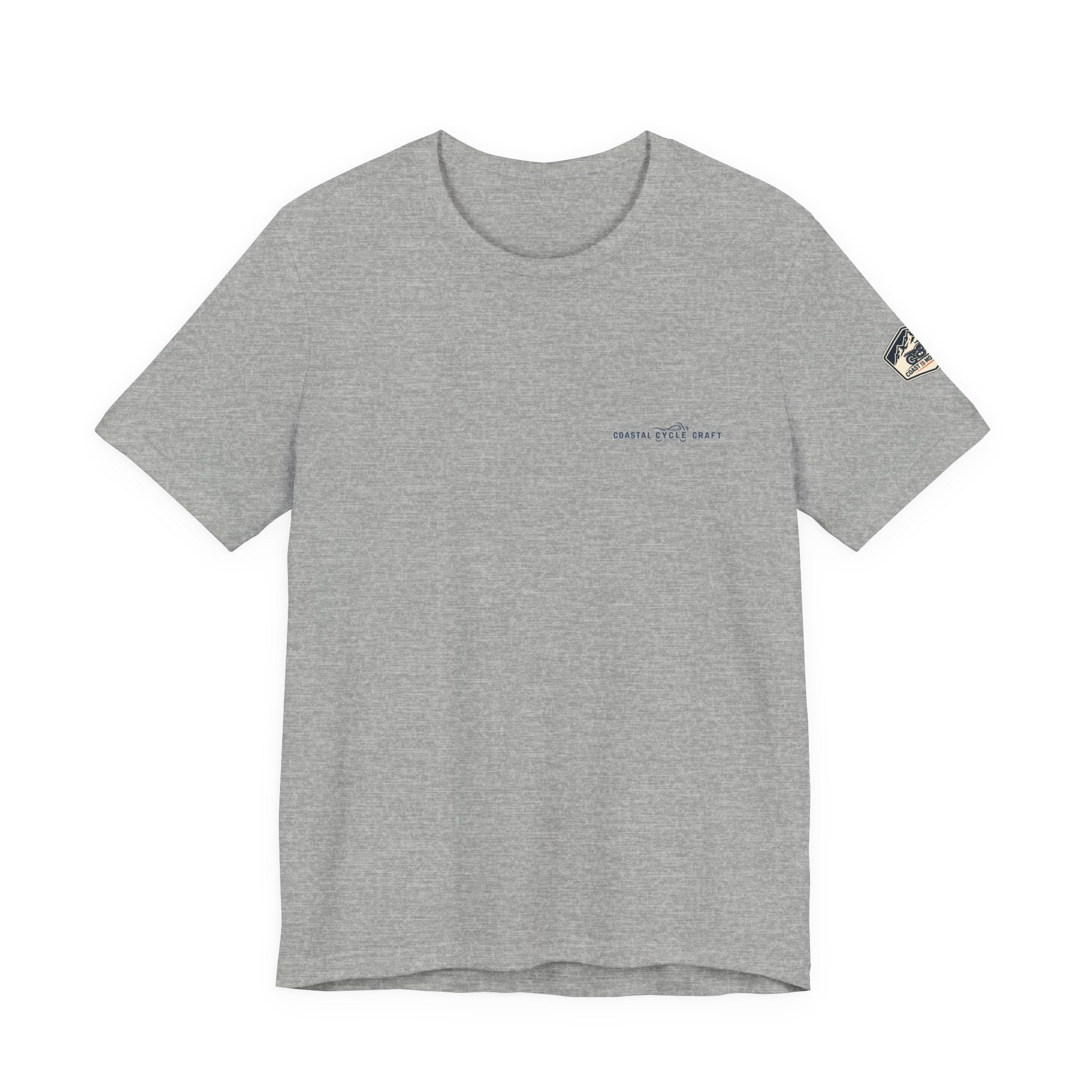 Coast to Mountains Tee | Coastal Cycle Craft — Light