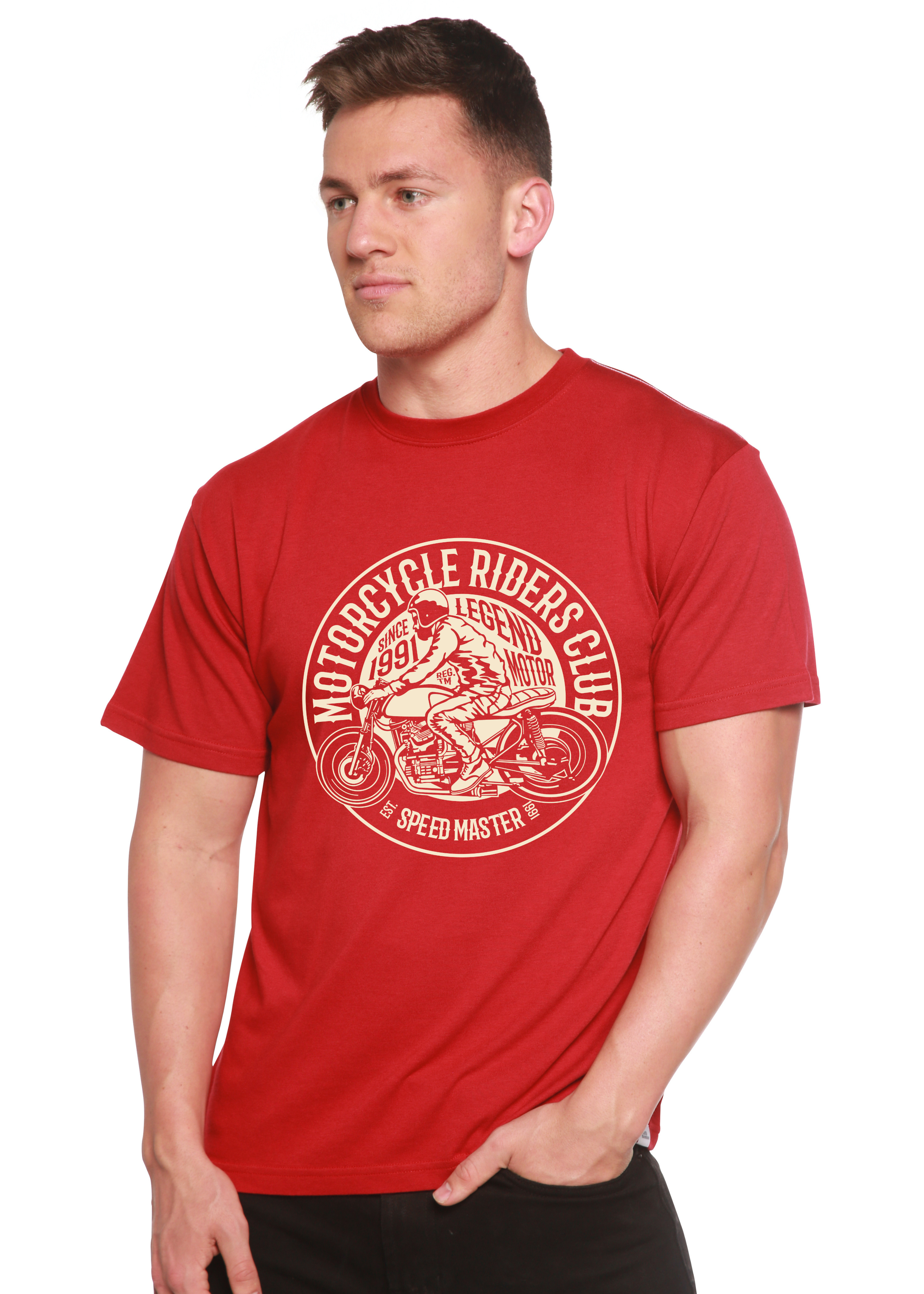 Motorcycle Riders Club Graphic Tee – Bamboo Viscose & Organic Cotton