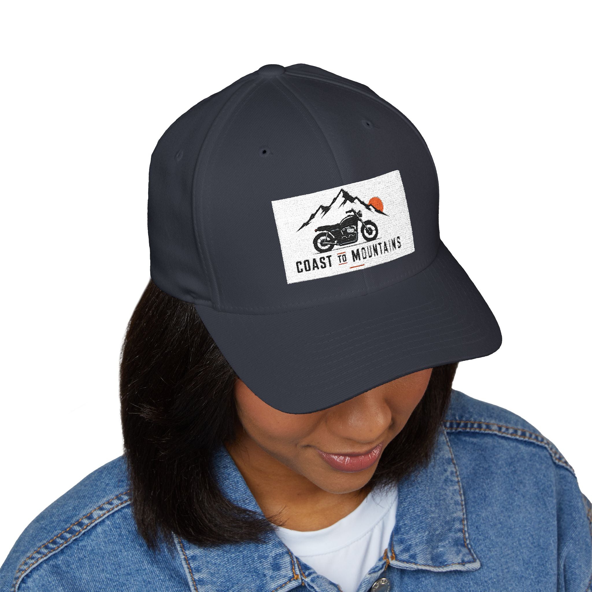 Coast to Mountains Embroidered Fitted Cap | Flexfit 6277