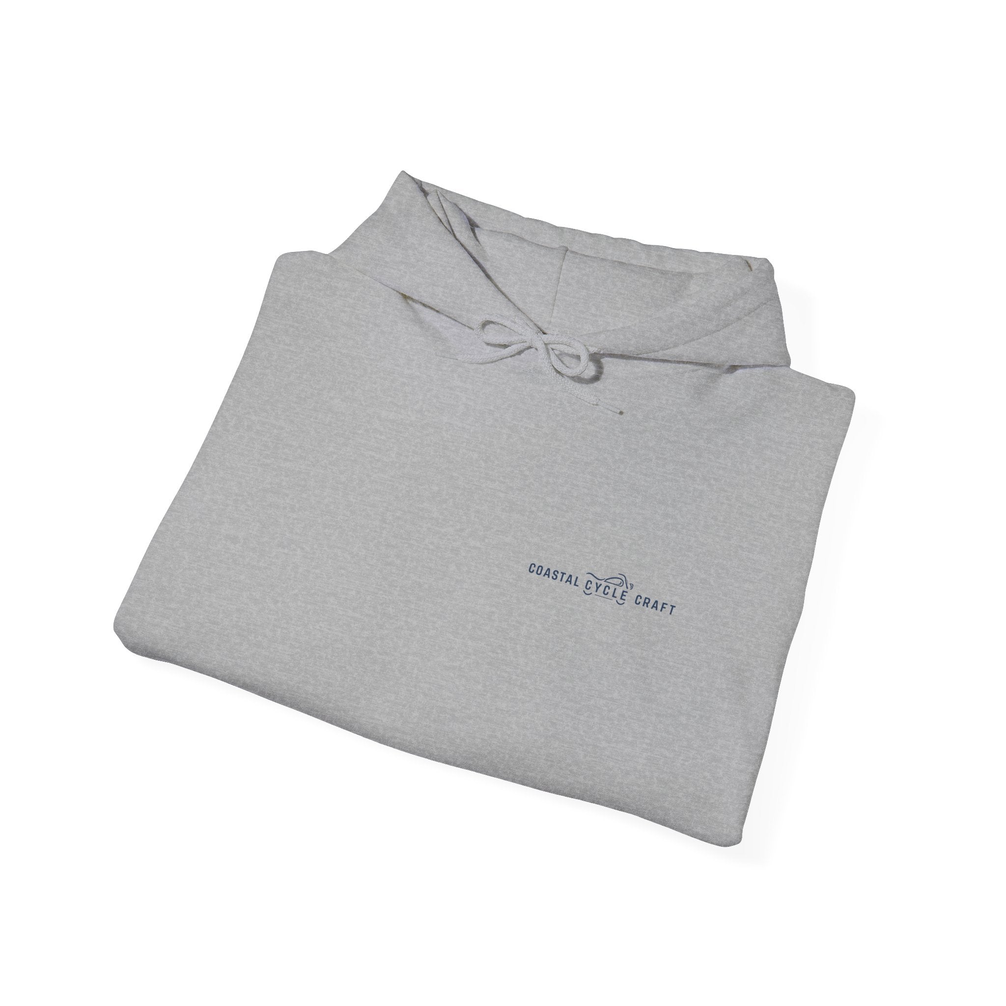 Coast to Mountains Motorcycle Badge Hoodie — Light Colorways