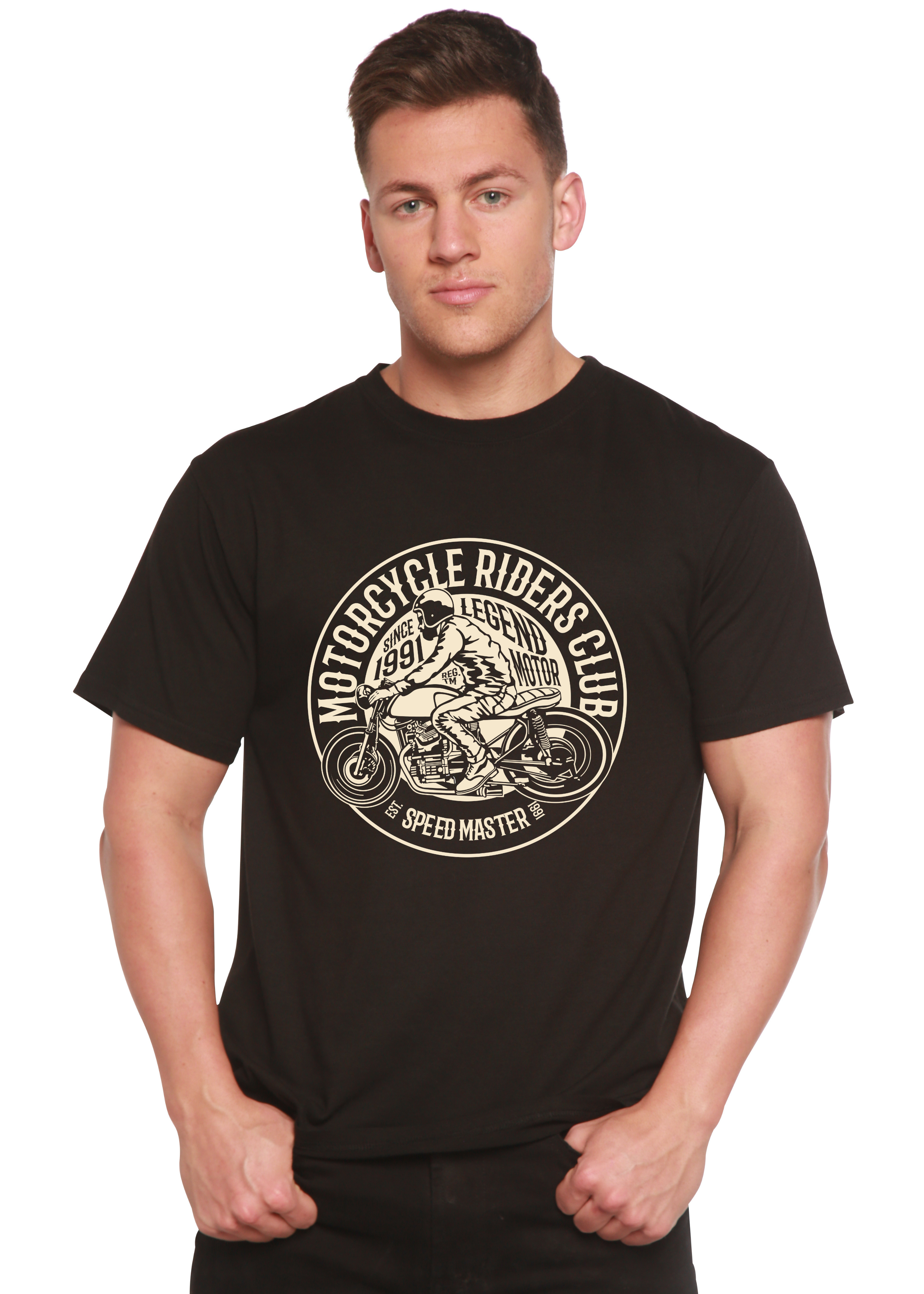 Motorcycle Riders Club Graphic Tee – Bamboo Viscose & Organic Cotton