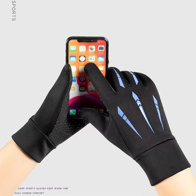 Men's Waterproof Fleece-Lined Touchscreen Riding Gloves