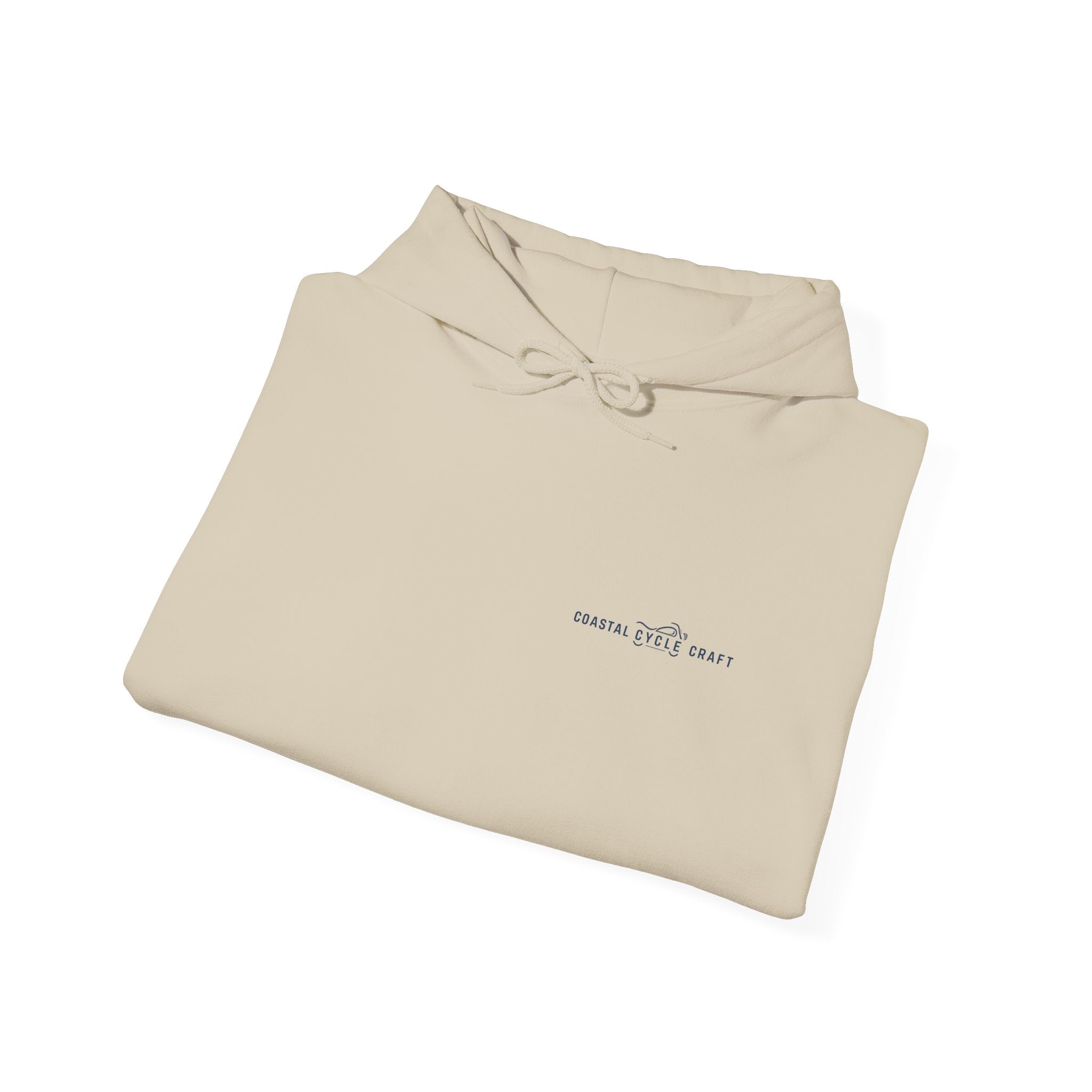 Coast to Mountains Motorcycle Badge Hoodie — Light Colorways