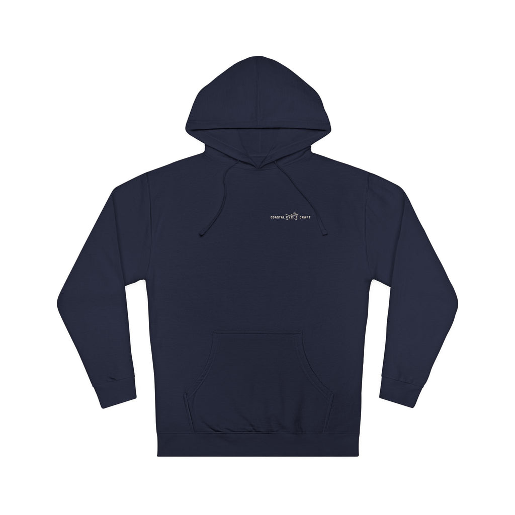 Coast to Mountains Motorcycle Badge Hoodie