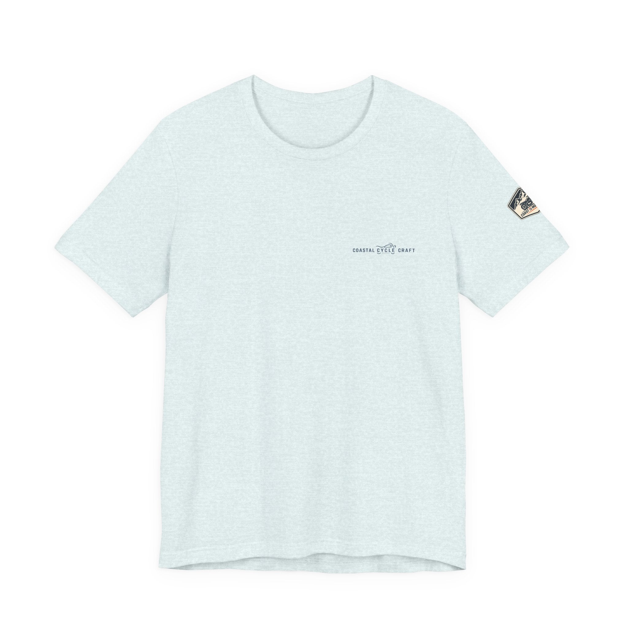 Coast to Mountains Tee | Coastal Cycle Craft — Light