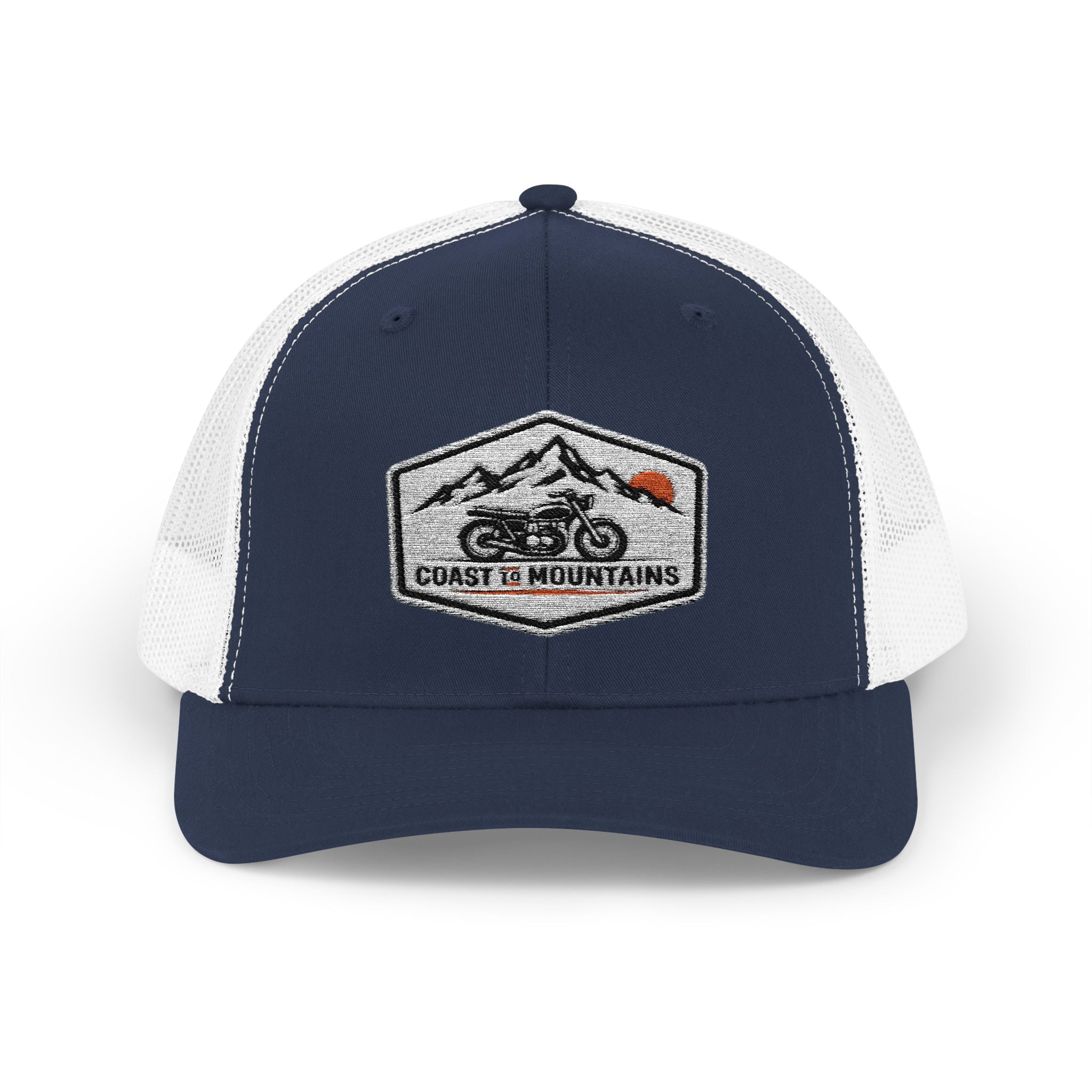 Coastal Cycle Craft Patch Trucker Hat | Coast to Mountains Snapback