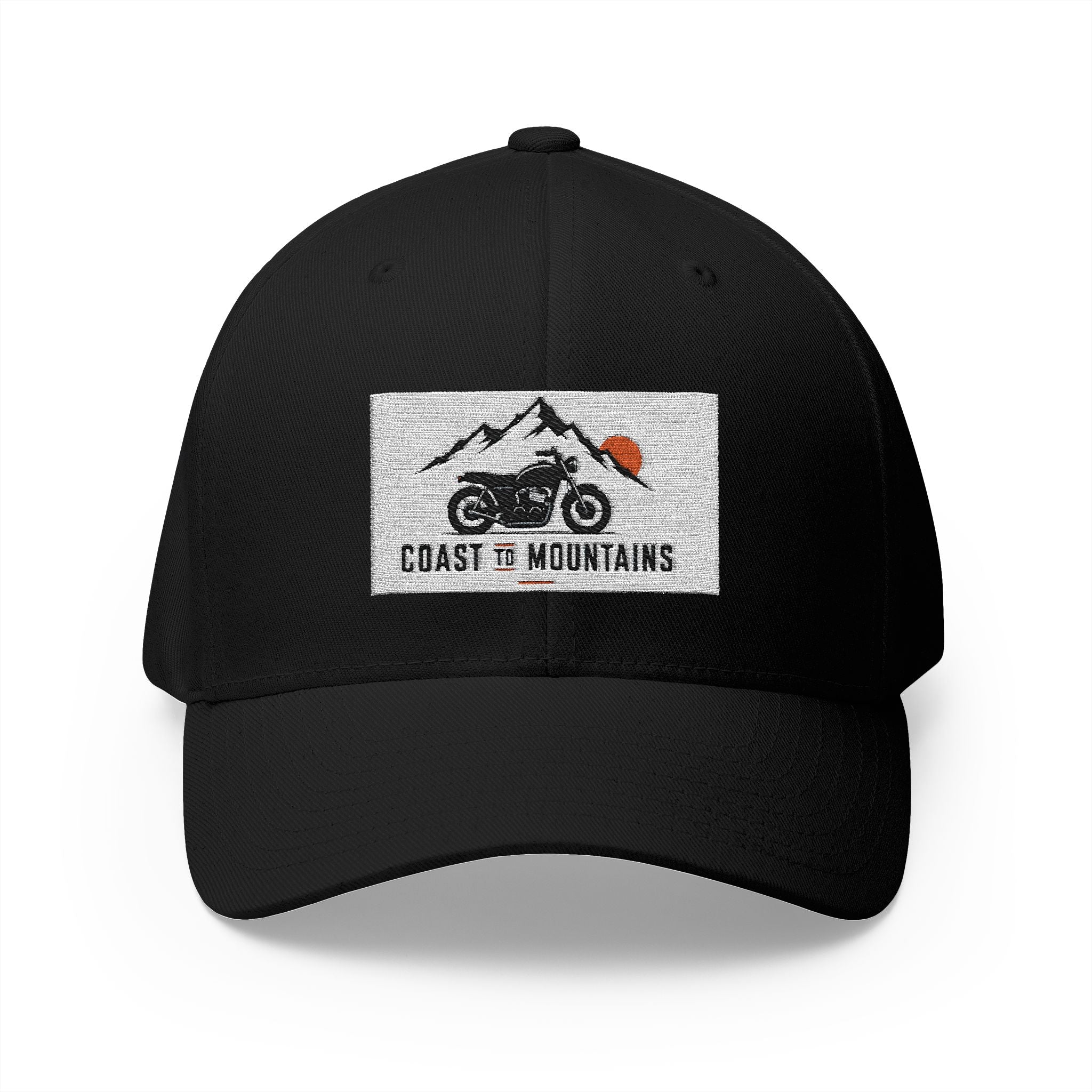 Coast to Mountains Embroidered Fitted Cap | Flexfit 6277
