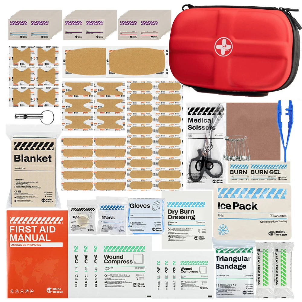 Rider's Waterproof First Aid Kit – 89-Piece Compact Emergency Pack