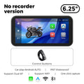 6.25" Motorcycle GPS Navigation – Wireless CarPlay & Android Auto DVR