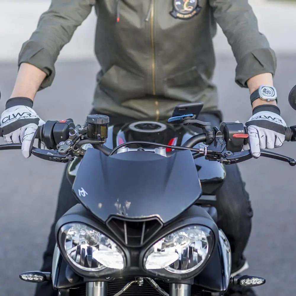Anti-Shake Motorcycle Phone Mount | Vibration Dampener & Quick-Release Holder