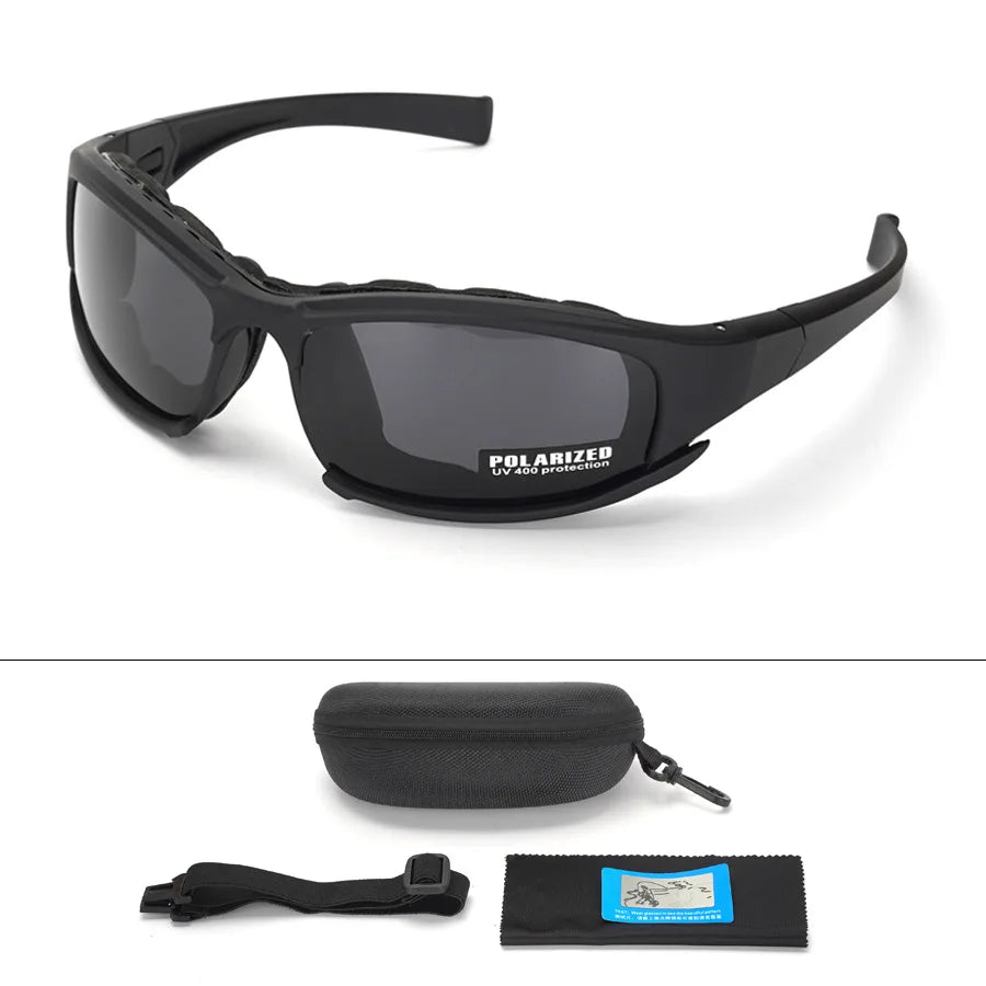 Coastal Tactical Riding Goggles – Polarized 4-Lens Kit | UV400 Windproof