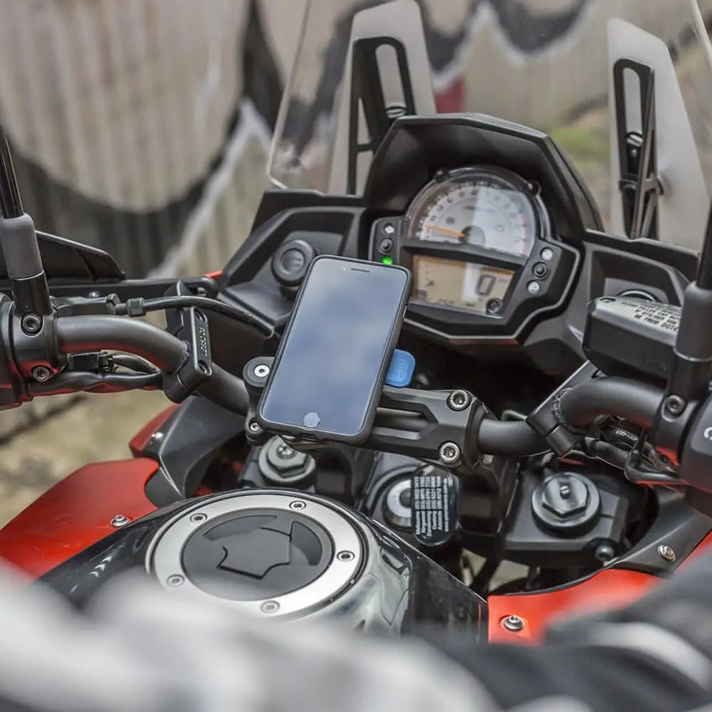 Anti-Shake Motorcycle Phone Mount | Vibration Dampener & Quick-Release Holder