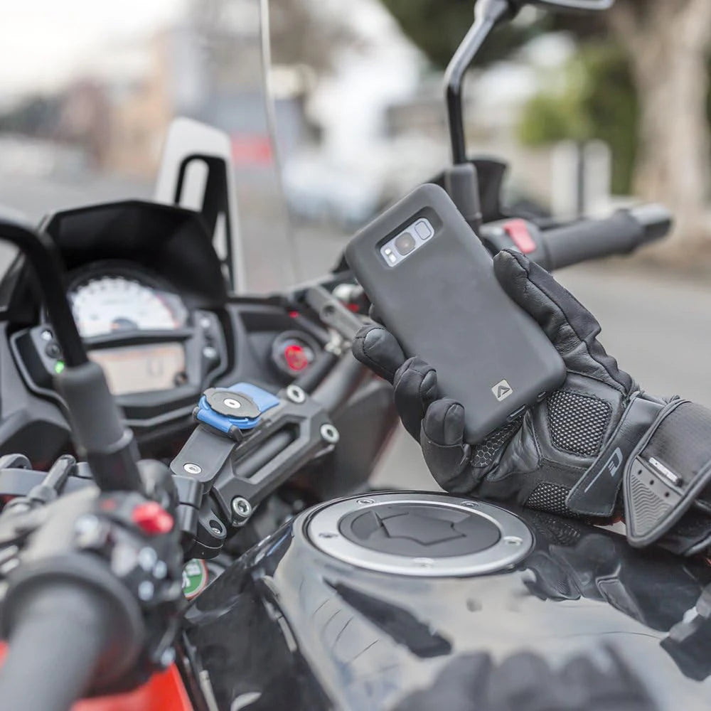 Anti-Shake Motorcycle Phone Mount | Vibration Dampener & Quick-Release Holder