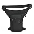 Moto Thigh Bag | Waterproof Drop Leg Pack in Leather & Polyester