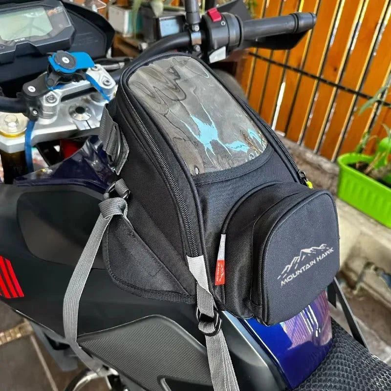 Magnetic Motorcycle Tank Bag | Waterproof Phone Mount & Navigation Pouch