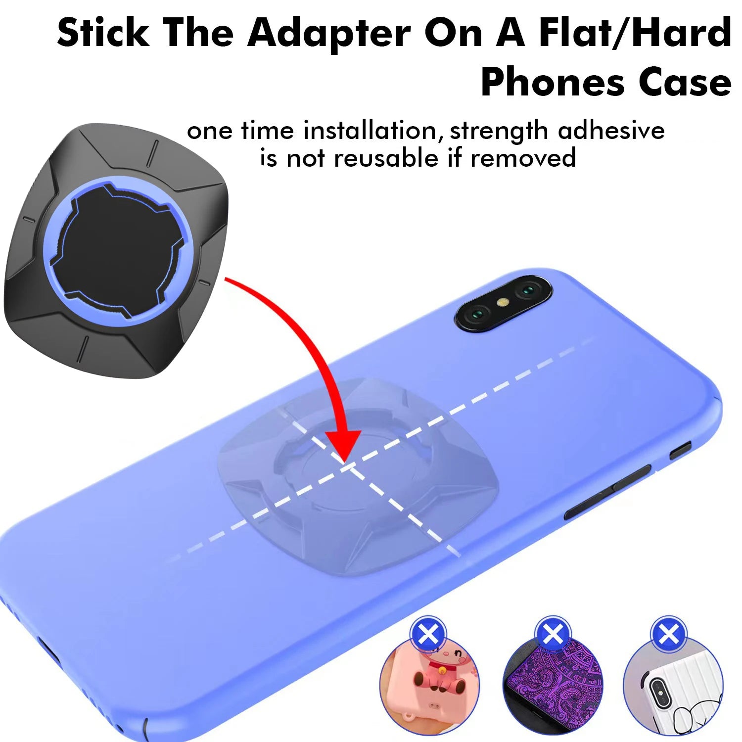 Anti-Shake Motorcycle Phone Mount | Vibration Dampener & Quick-Release Holder