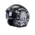 Carbon Fiber Retro Open-Face Motorcycle Helmet – DOT Certified