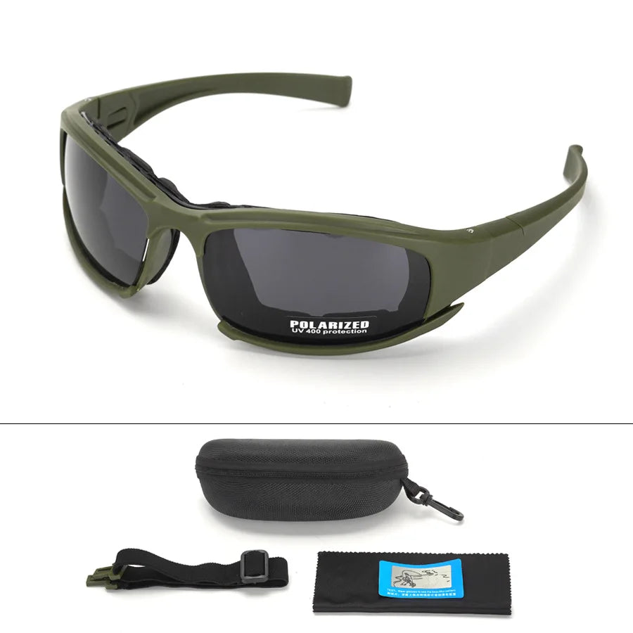 Coastal Tactical Riding Goggles – Polarized 4-Lens Kit | UV400 Windproof