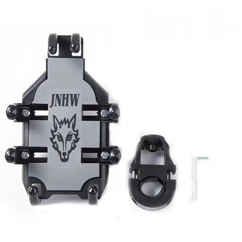 360° Motorcycle Phone Mount | Rearview Mirror & Handlebar Holder with Auto-Lock